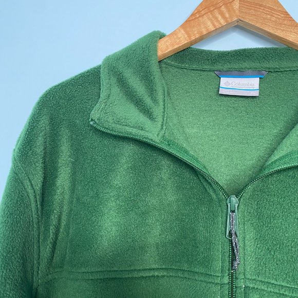 Columbia Granite Mountain Men's Full Zip Fleece Sweatshirt Jacket Green Size XL - Picture 3 of 10
